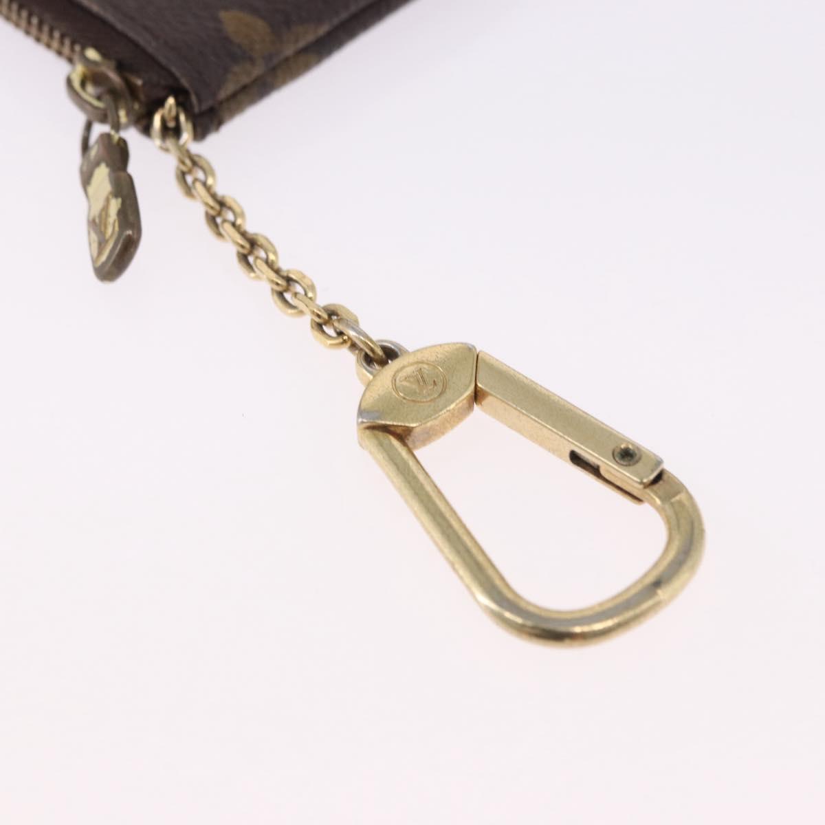 LOUIS VUITTON Monogram Pochette Cles Coin Purse M62650 LV Auth 196468