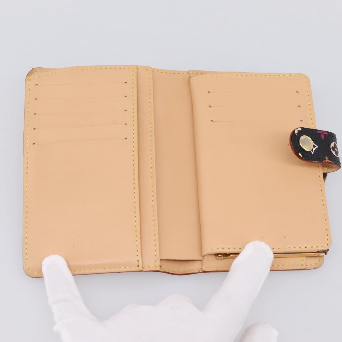 LOUIS VUITTON Multicolor Porte Monnaie Viennois Wallet M92987 LV Auth 196471A