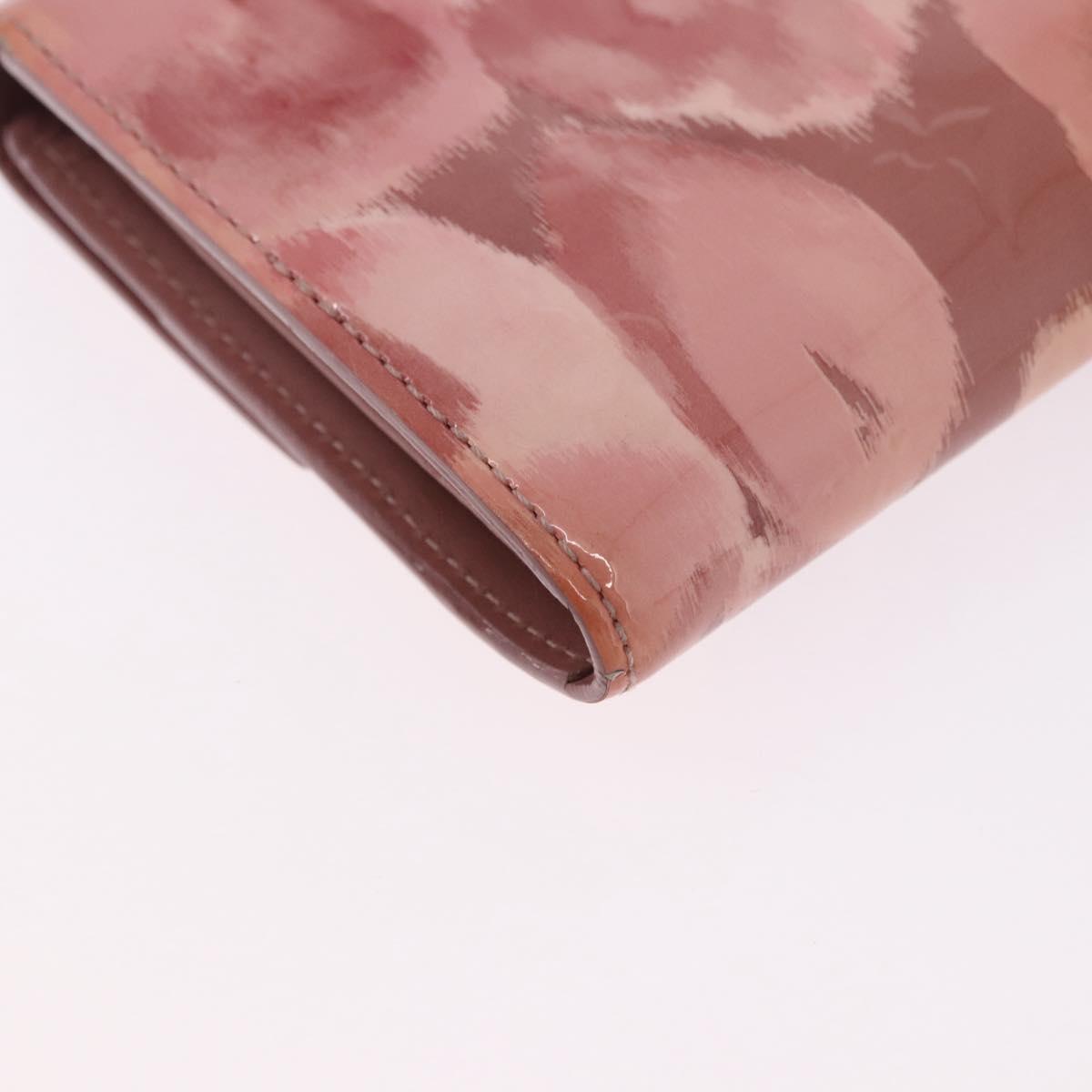 LOUIS VUITTON Monogram Vernis Ikat Flower Portefeiulle Sarah M90023 Auth 196473