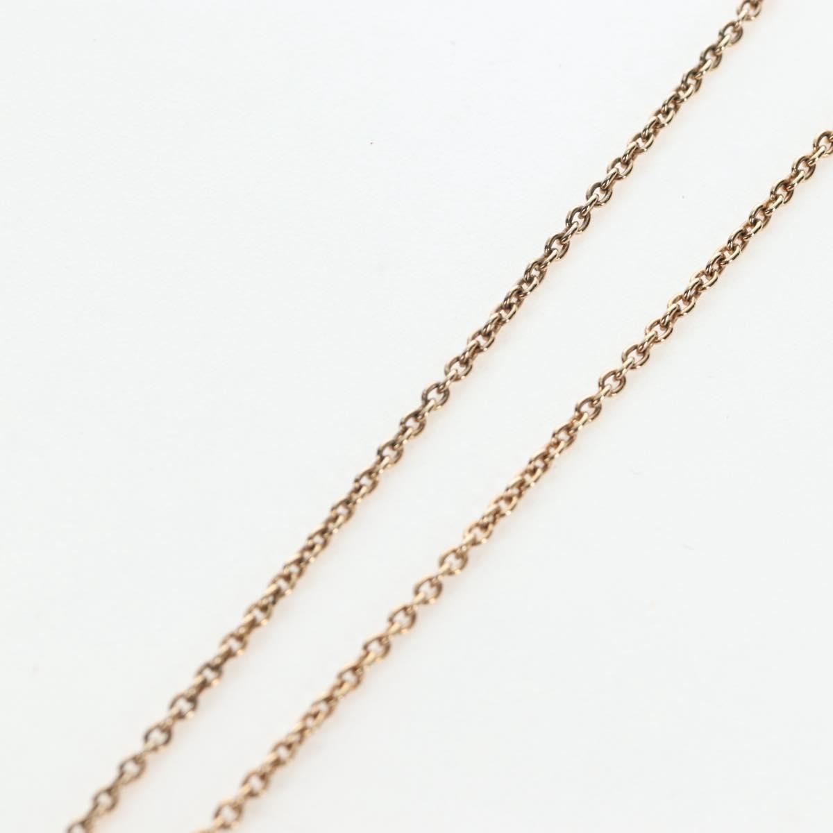 Miu Miu Necklace Metal Gold Tone Auth 196475V
