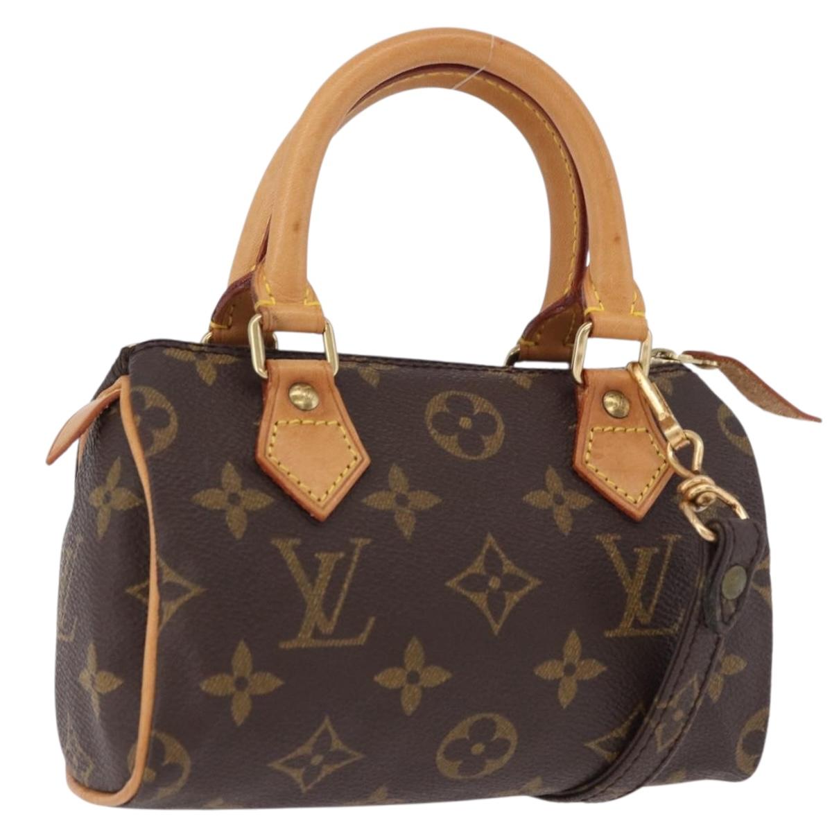 LOUIS VUITTON Monogram Mini Speedy Hand Bag M41534 LV Auth 196481V