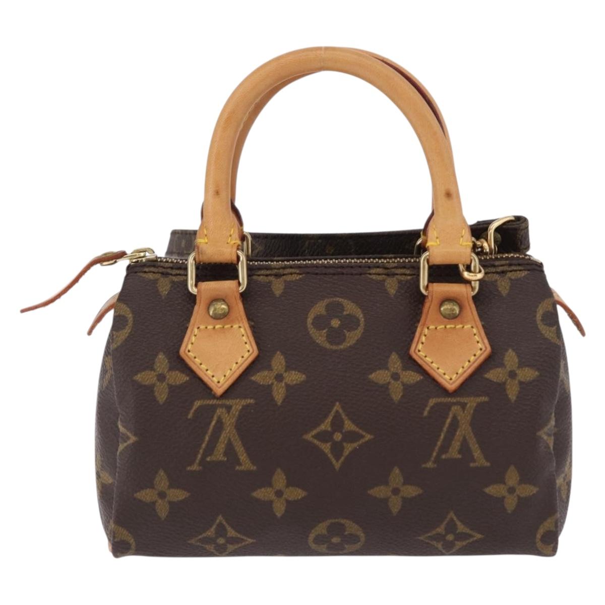 LOUIS VUITTON Monogram Mini Speedy Hand Bag M41534 LV Auth 196481V