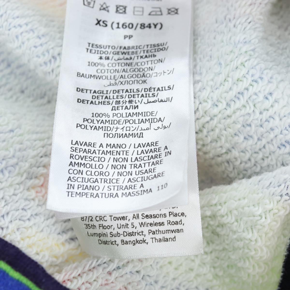 GUCCI Half Zip Trainer Cotton Multicolor Auth 196485M