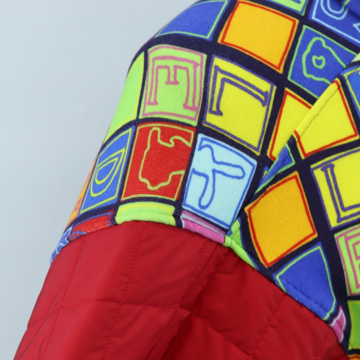 GUCCI Half Zip Trainer Cotton Multicolor Auth 196485M