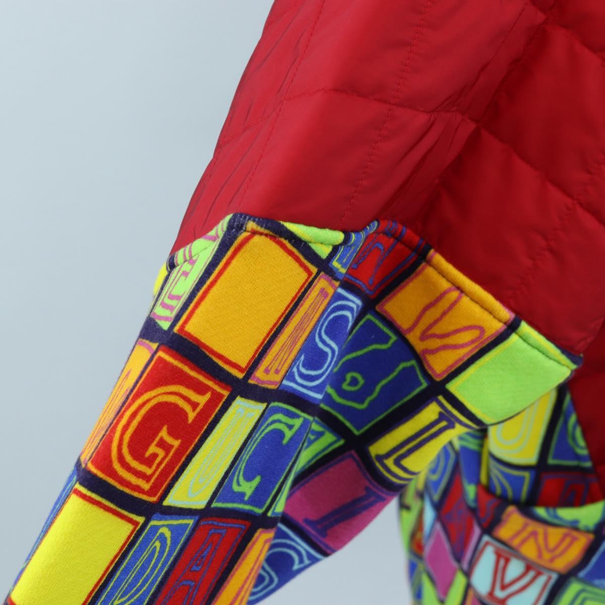 GUCCI Half Zip Trainer Cotton Multicolor Auth 196485M