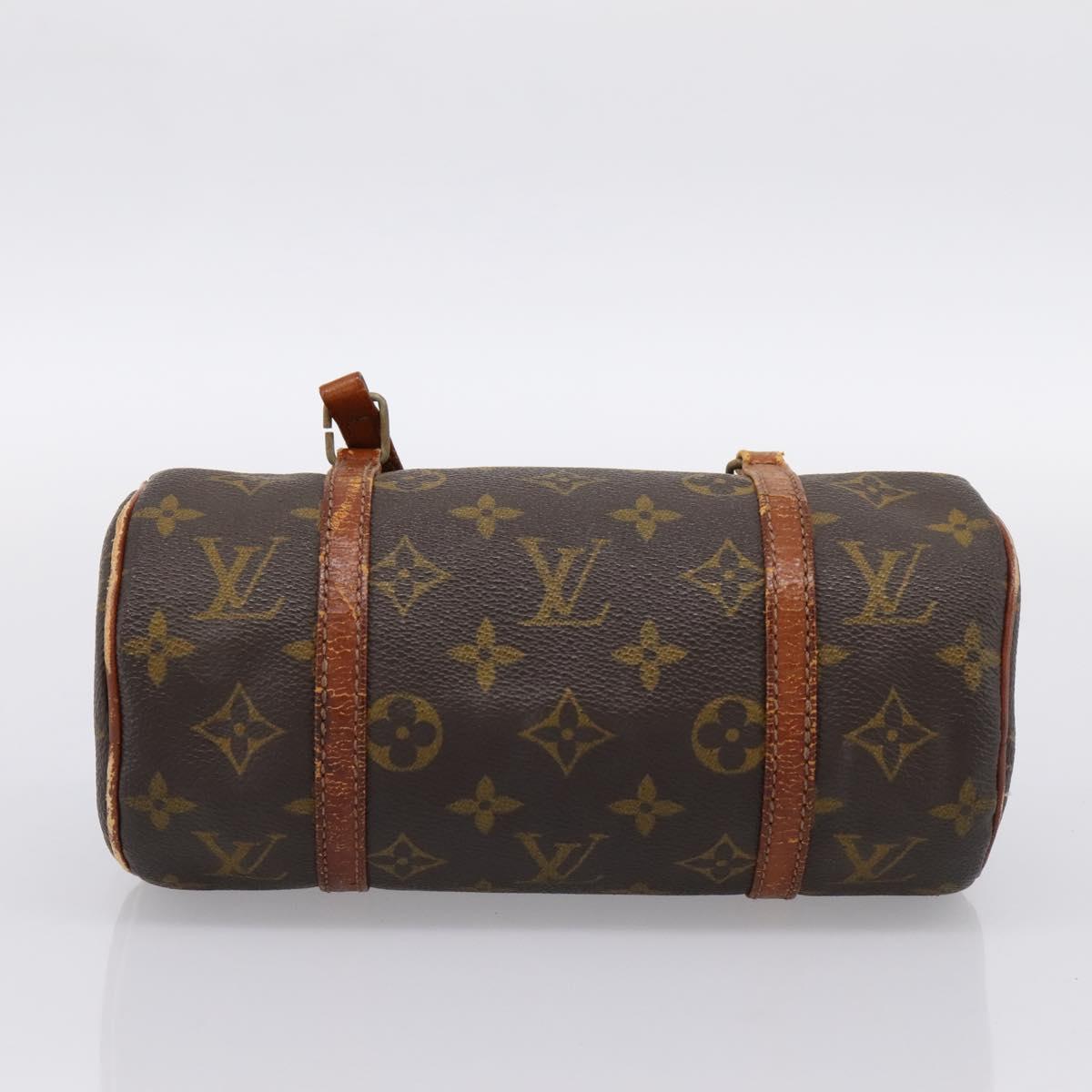 LOUIS VUITTON Monogram Papillon 19 Hand Bag M51389 LV Auth 196562