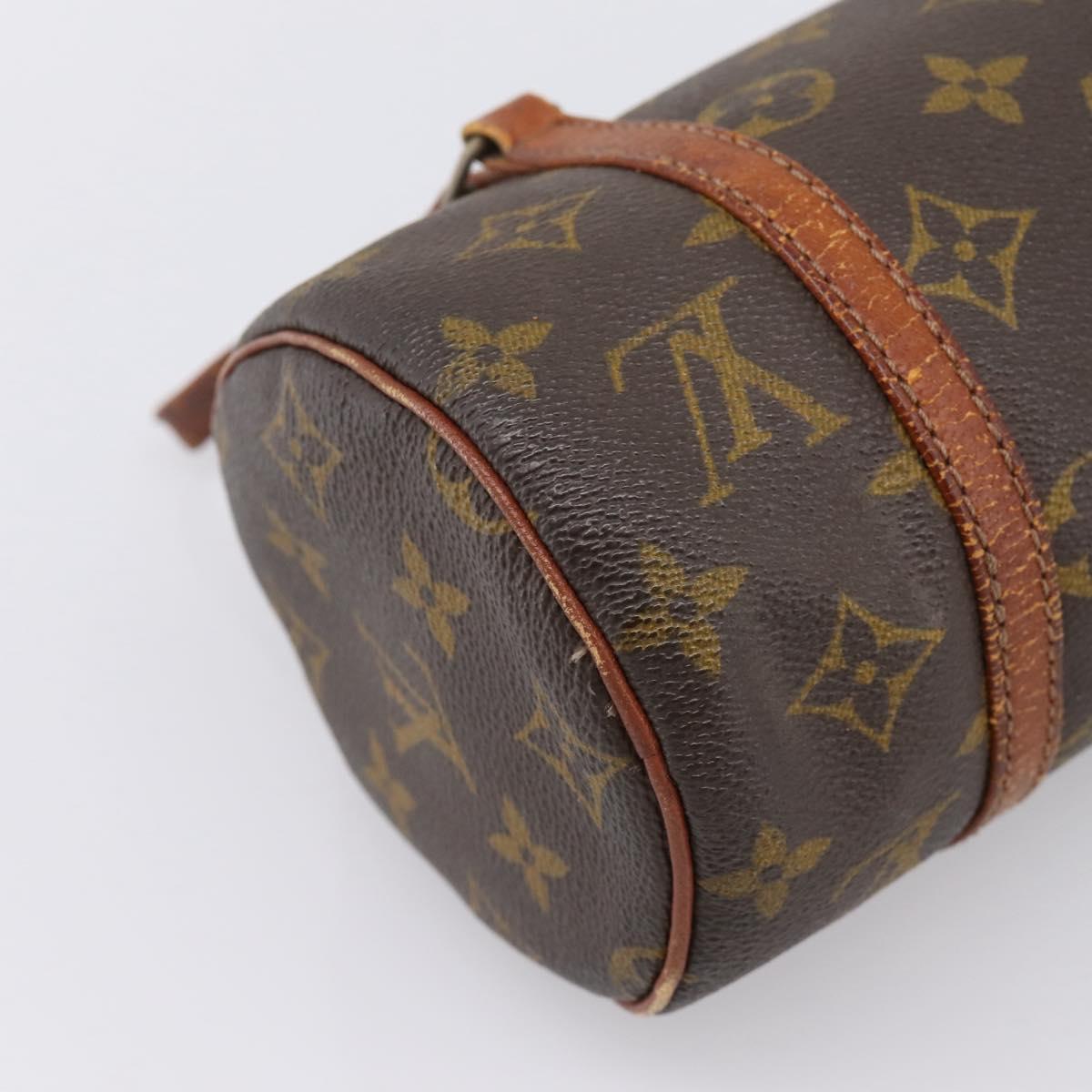 LOUIS VUITTON Monogram Papillon 19 Hand Bag M51389 LV Auth 196562