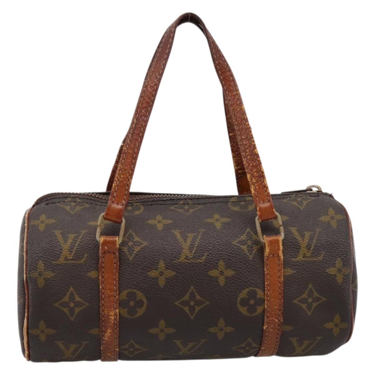 LOUIS VUITTON Monogram Papillon 19 Hand Bag M51389 LV Auth 196562