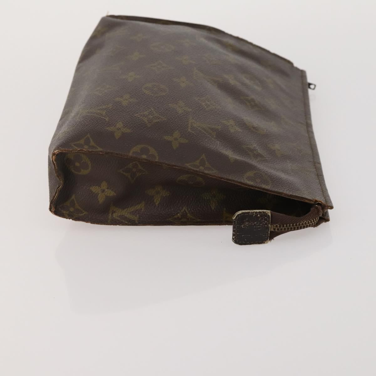 LOUIS VUITTON Monogram Poche Toilette 26 Pouch 3 Set M47542 LV Auth 196565
