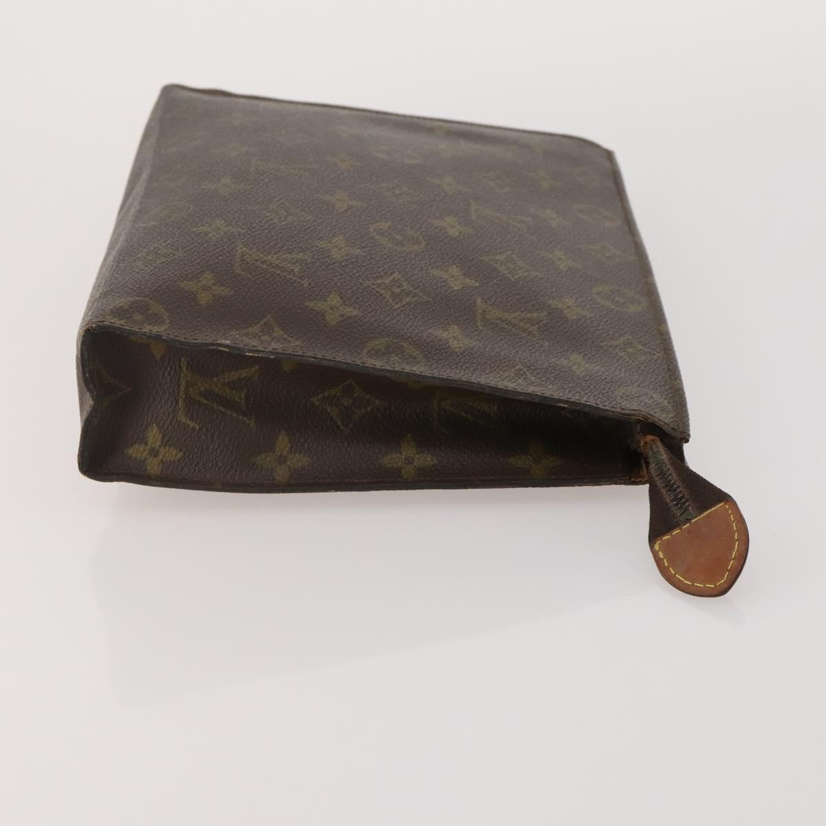 LOUIS VUITTON Monogram Poche Toilette 26 Pouch 3 Set M47542 LV Auth 196565