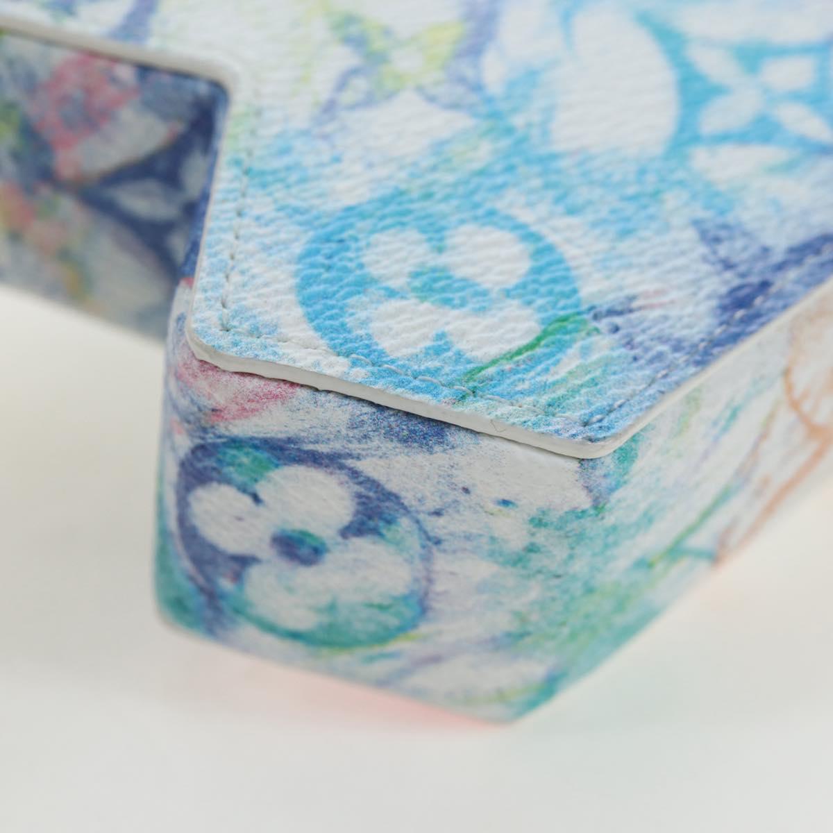 LOUIS VUITTON Monogram Pastel Colors LV Block Multicolor M57277 Auth 196587SAM