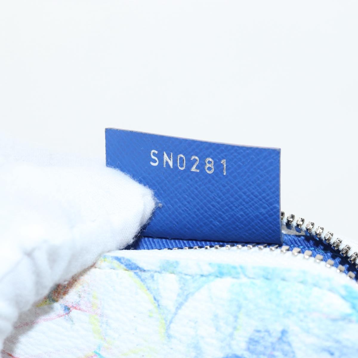 LOUIS VUITTON Monogram Pastel Colors LV Block Multicolor M57277 Auth 196587SAM