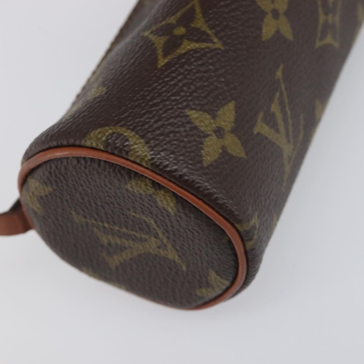 LOUIS VUITTON Monogram Papillon Pouch LV Auth 196594