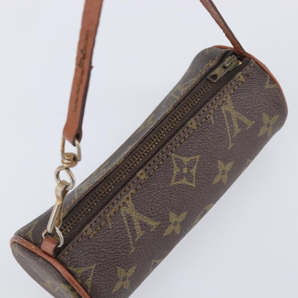LOUIS VUITTON Monogram Papillon Pouch LV Auth 196594