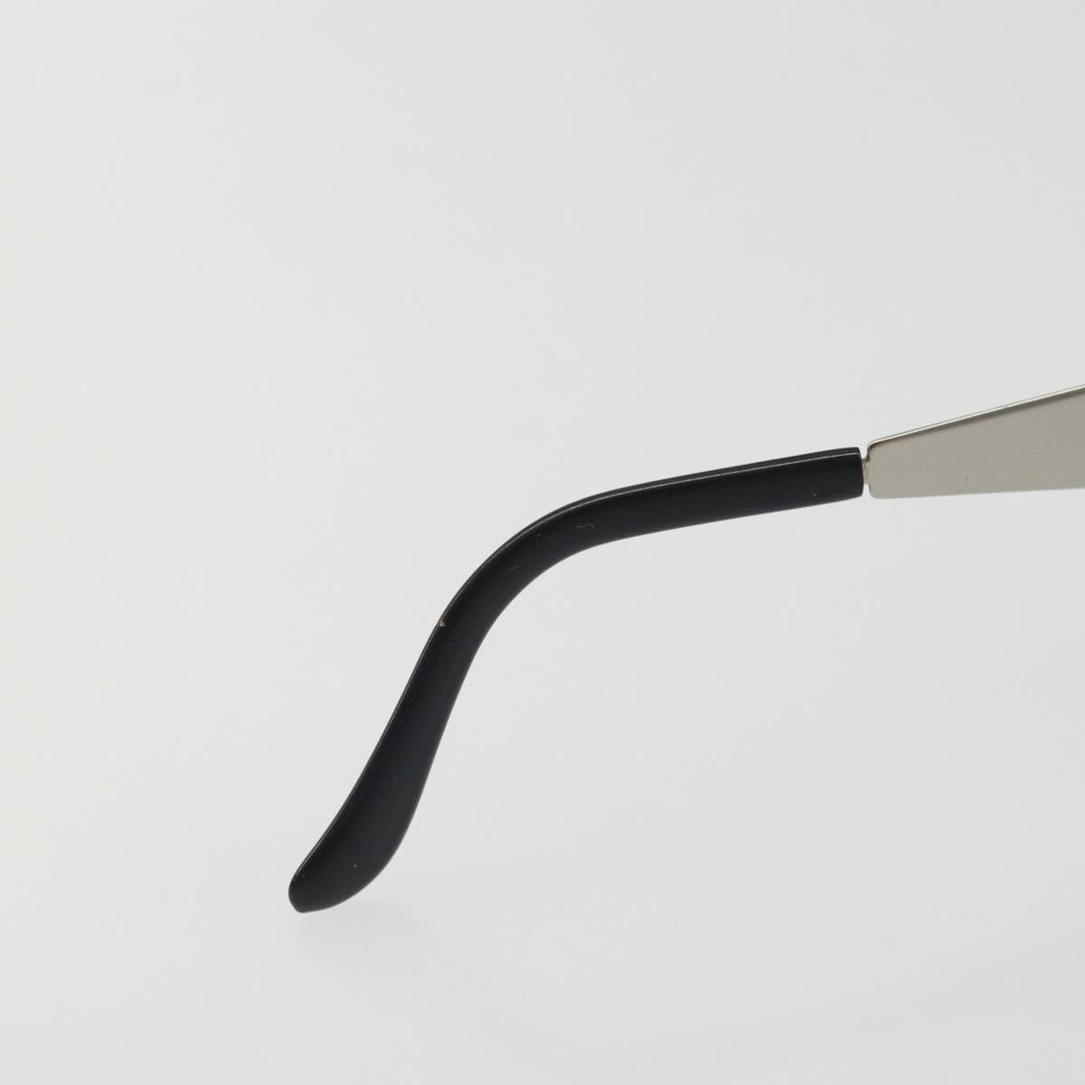 CHANEL Sunglasses Metal Silver CC Auth 196693V