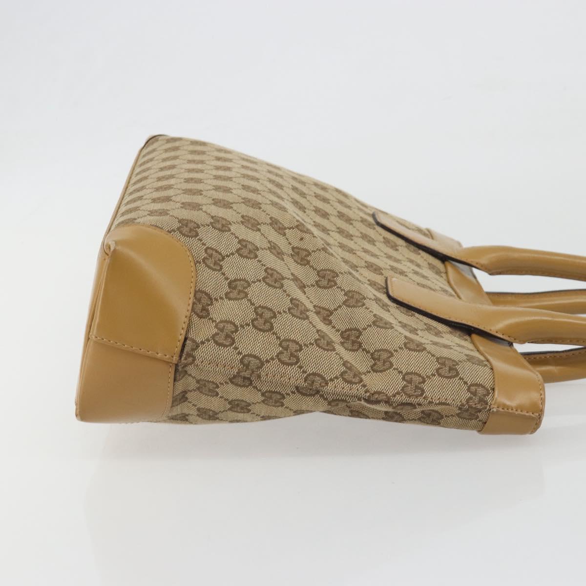 GUCCI GG Canvas Tote Bag Beige 002 1119 Auth 196694