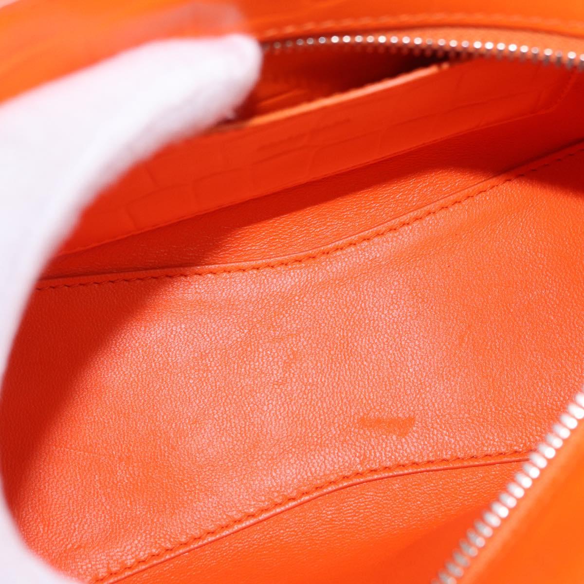 BALENCIAGA Neo Classic City Mini Bag Leather 2way Orange 638524 Auth 196699M