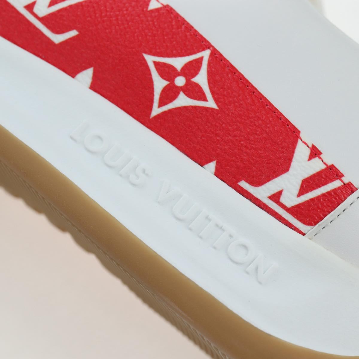 LOUIS VUITTON Monogram LV x Supreme Runaway Sneakers 1A3EQ5 LV Auth 196704M