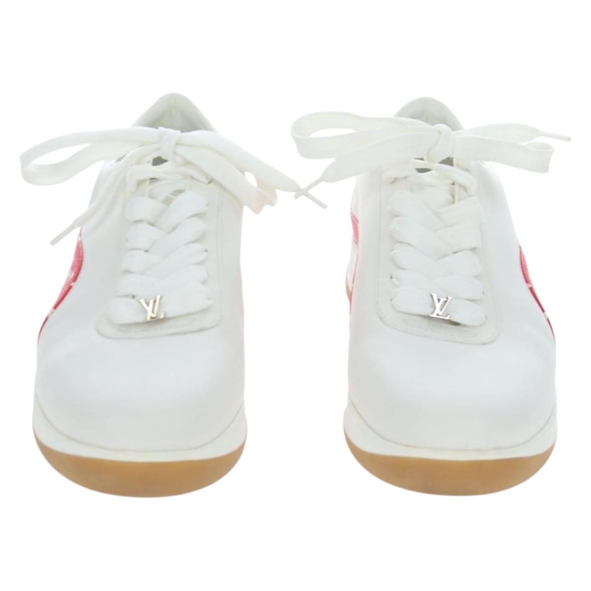 LOUIS VUITTON Monogram LV x Supreme Runaway Sneakers 1A3EQ5 LV Auth 196704M