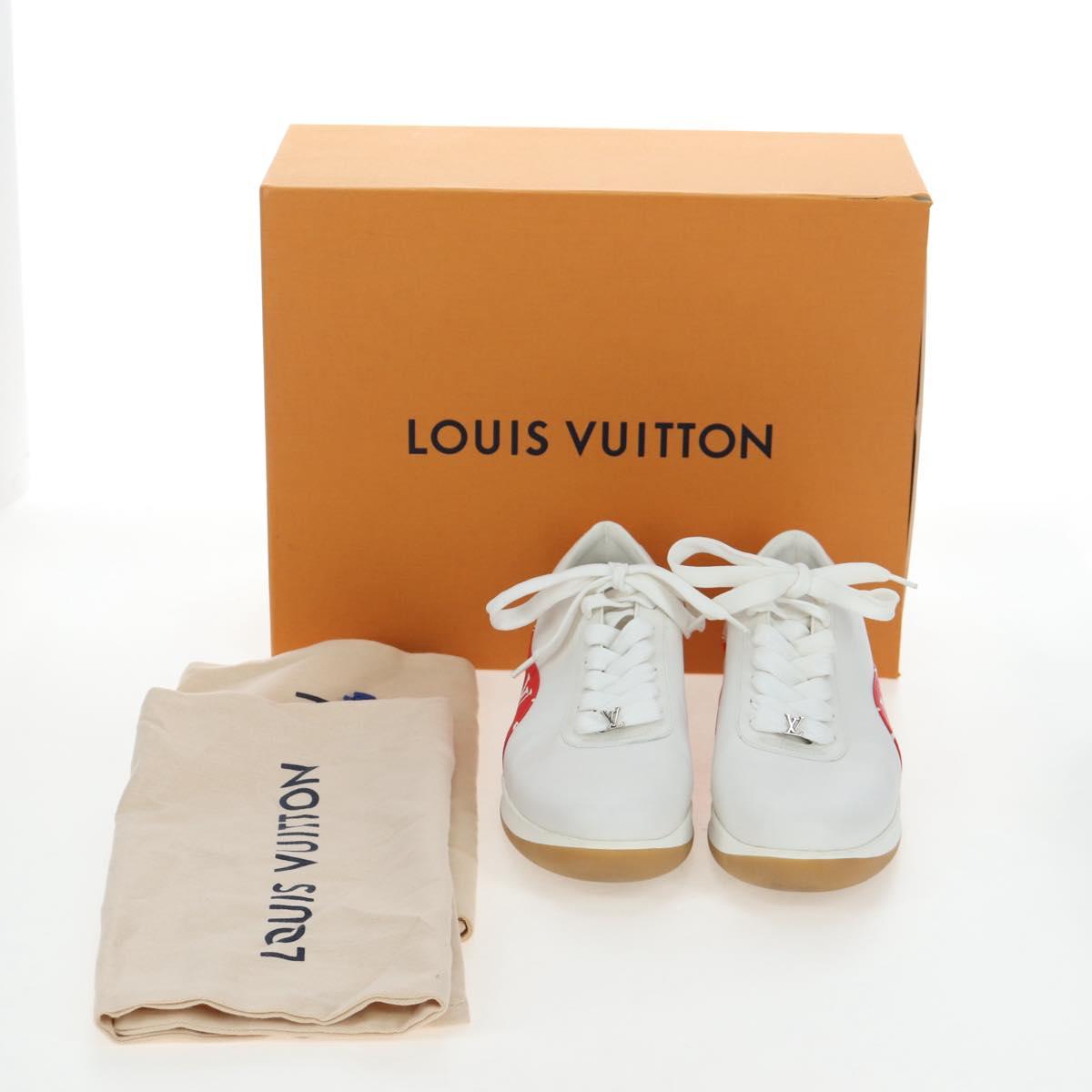 LOUIS VUITTON Monogram LV x Supreme Runaway Sneakers 1A3EQ5 LV Auth 196704M