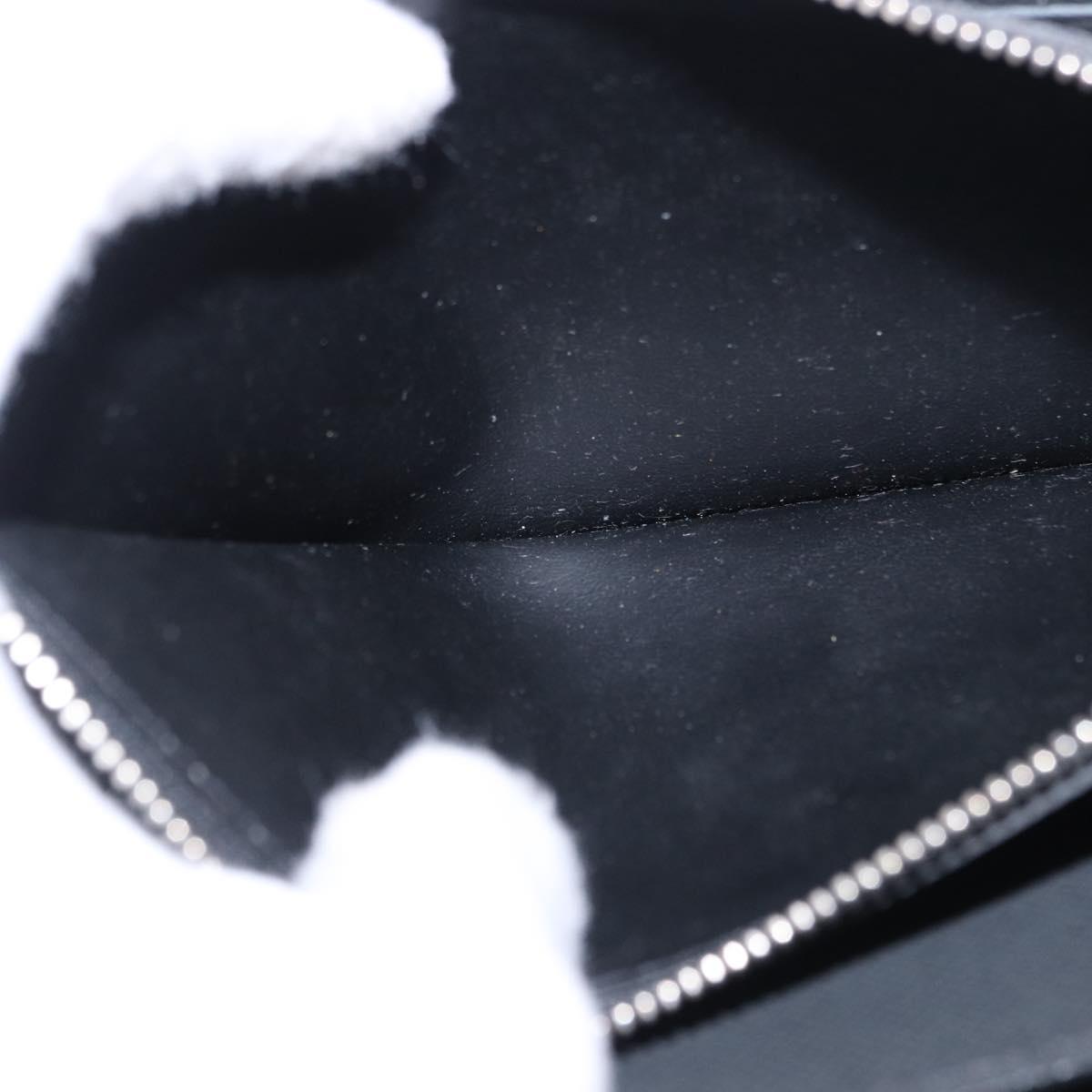 LOUIS VUITTON Taiga Zippy XL Long Wallet Black M44275 LV Auth 196706