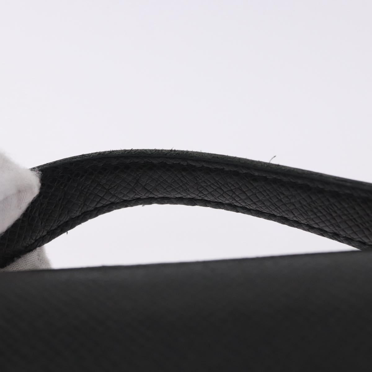 LOUIS VUITTON Taiga Zippy XL Long Wallet Black M44275 LV Auth 196706