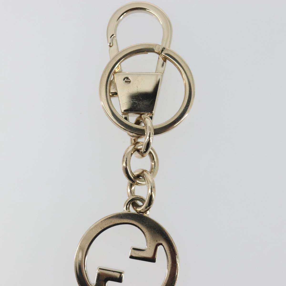 GUCCI Interlocking G Key Charm Metal Gold Tone Auth 196720M
