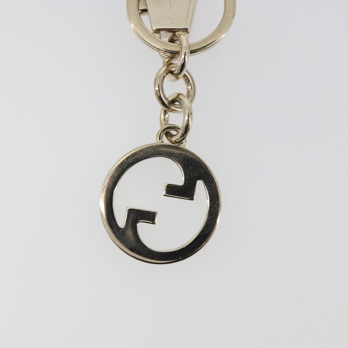 GUCCI Interlocking G Key Charm Metal Gold Tone Auth 196720M
