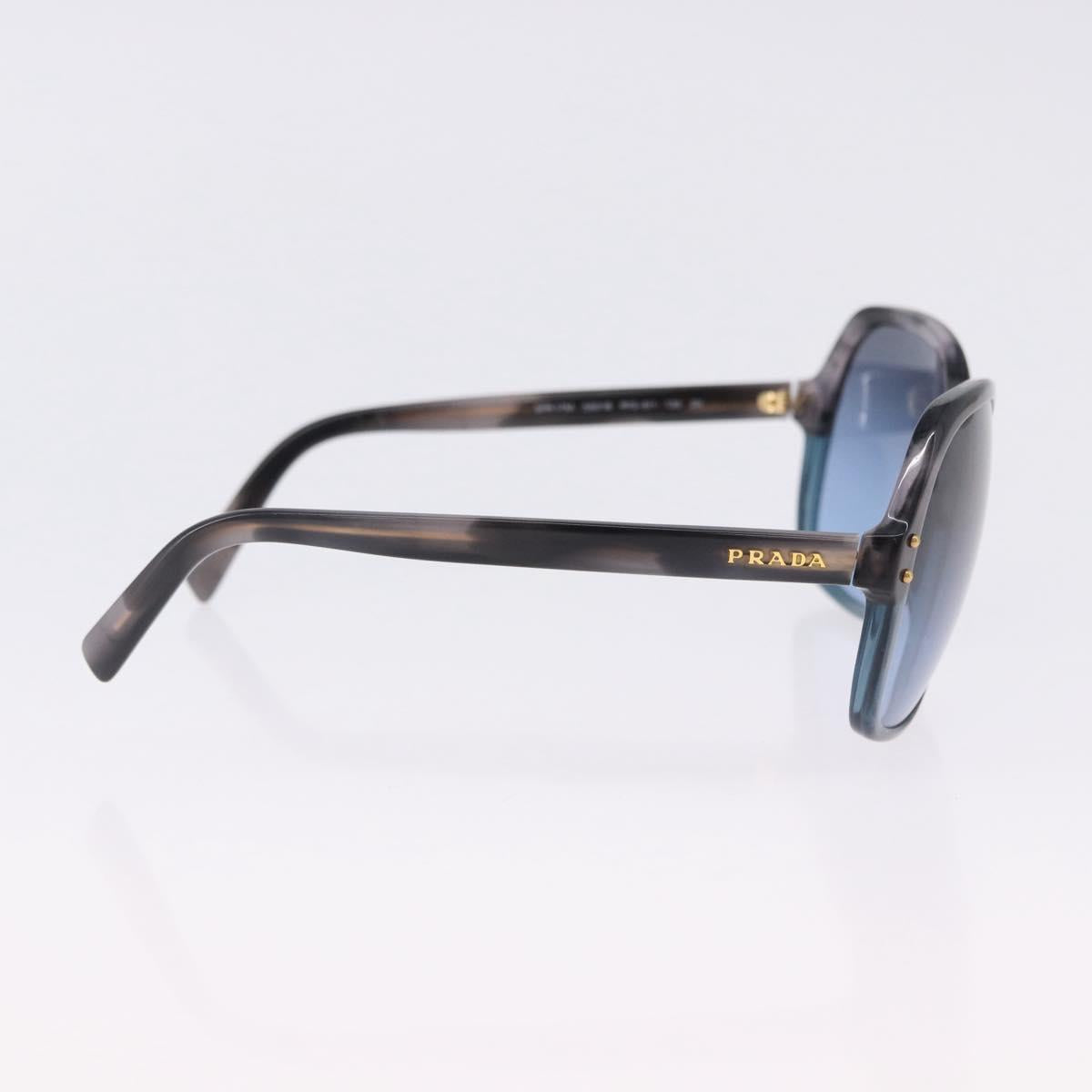 PRADA Sunglasses Plastic Blue Gold Auth 196723