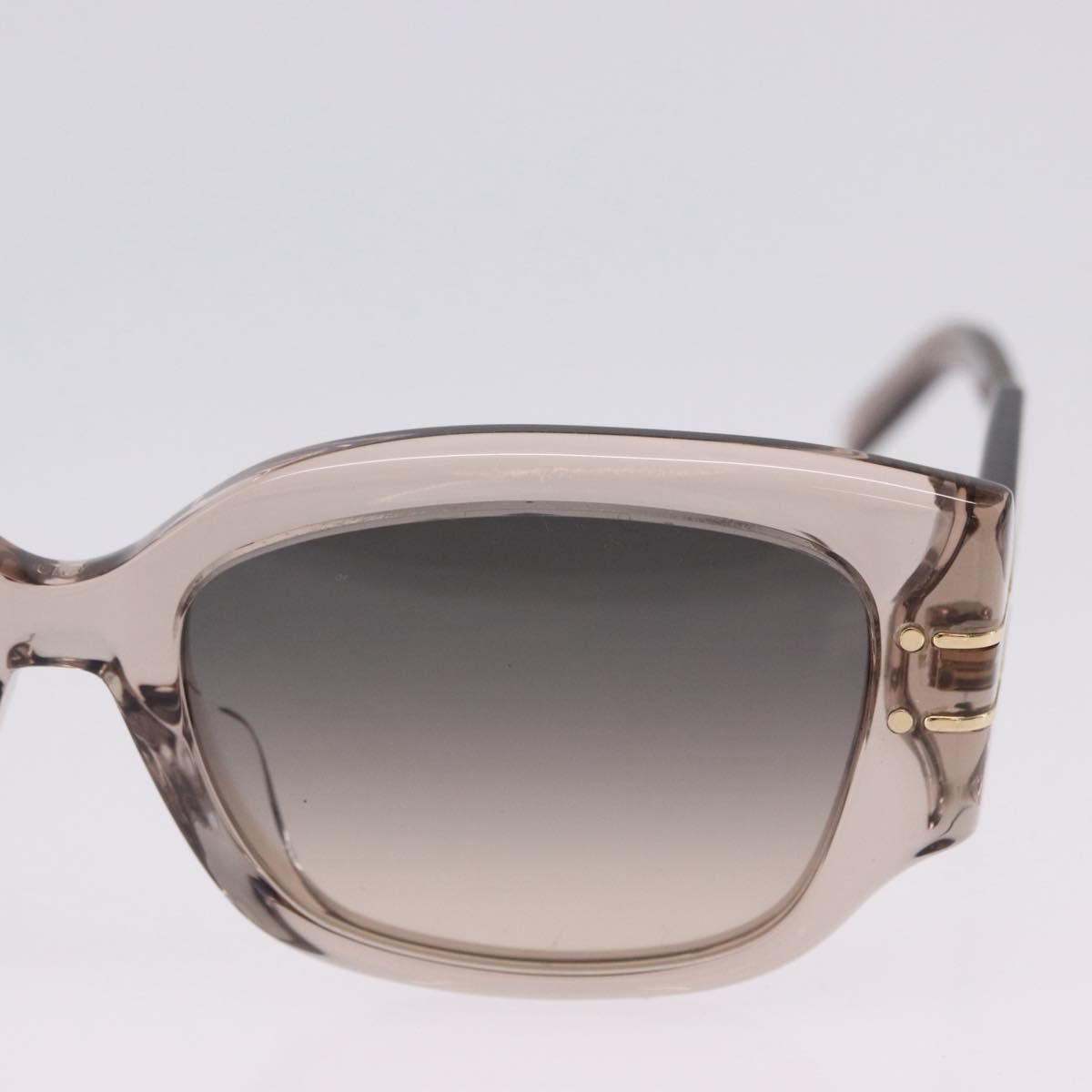 Christian Dior Sunglasses Plastic Brown Gold Auth 196724M
