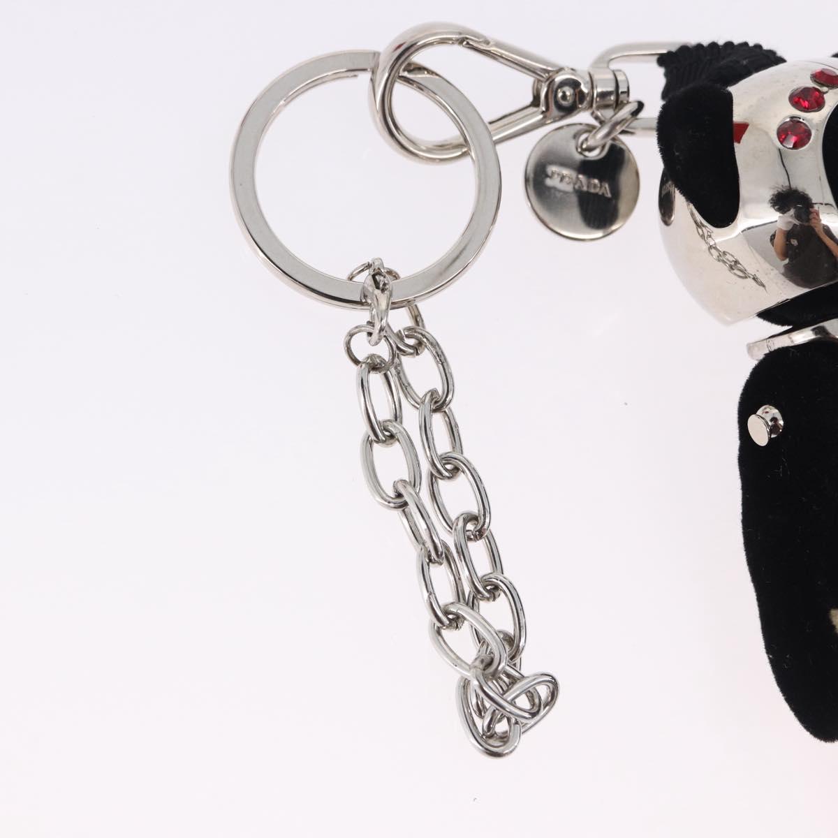 PRADA Bear Charm Metal Brown Gold Tone Auth 196729M
