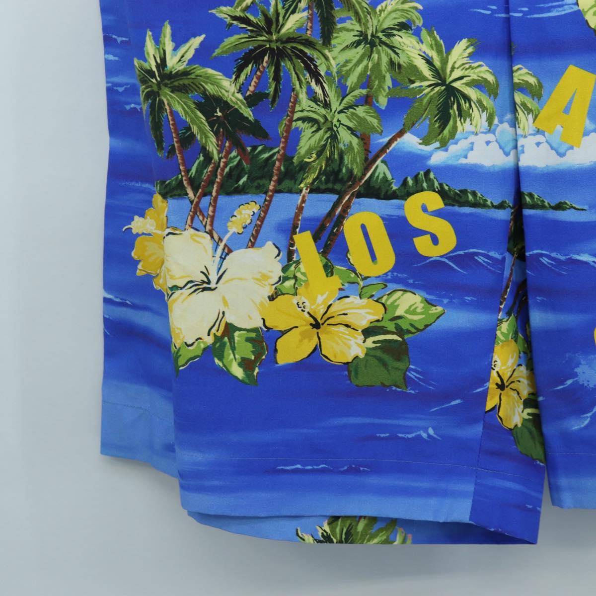 GUCCI Shorts Pants Cotton 48 Blue 672698 Auth 196747M