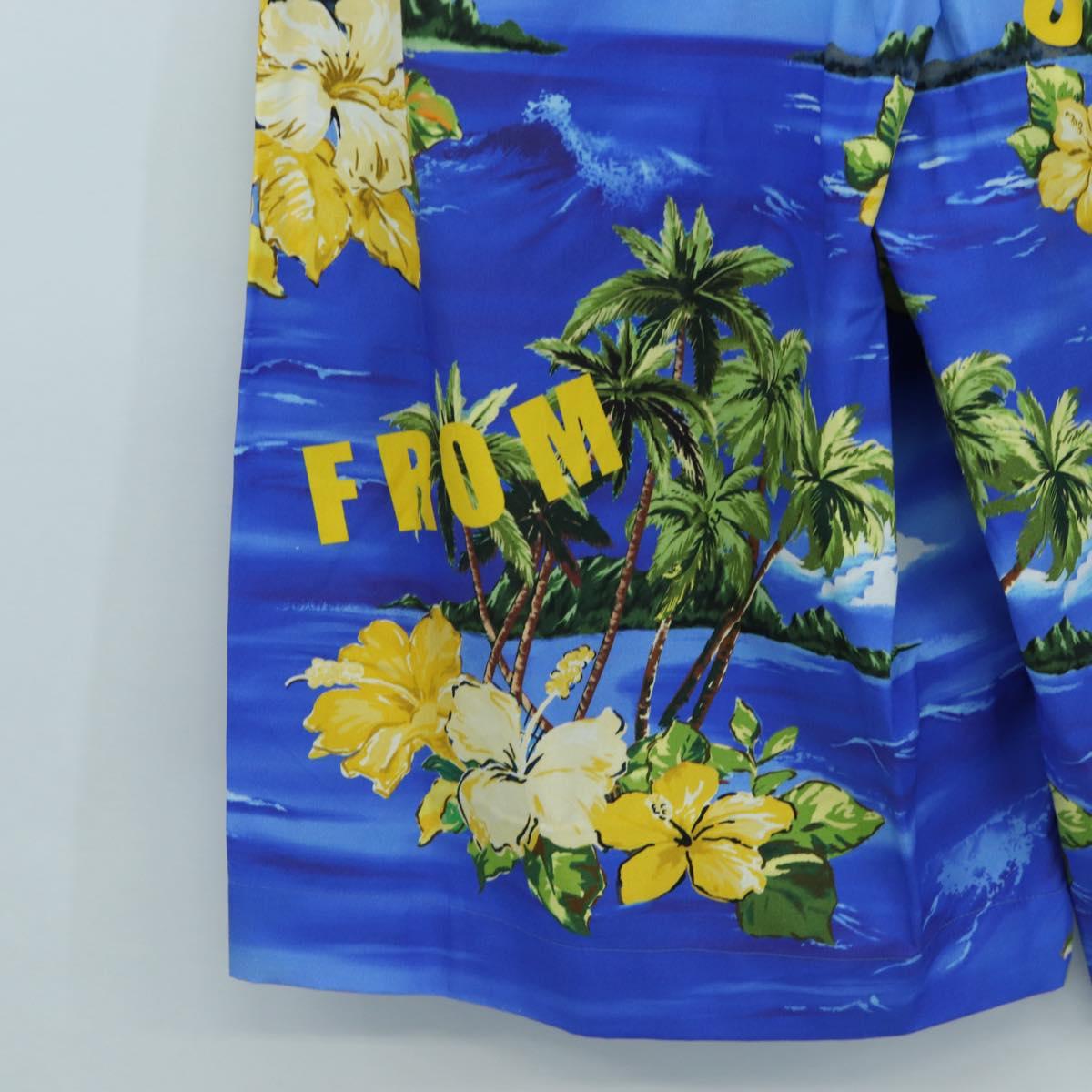GUCCI Shorts Pants Cotton 48 Blue 672698 Auth 196747M