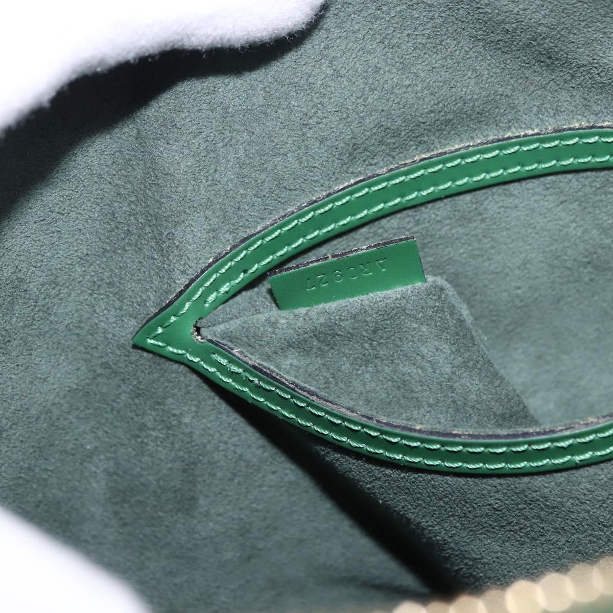 LOUIS VUITTON Epi Alma Hand Bag Borneo Green M52144 LV Auth 196763V