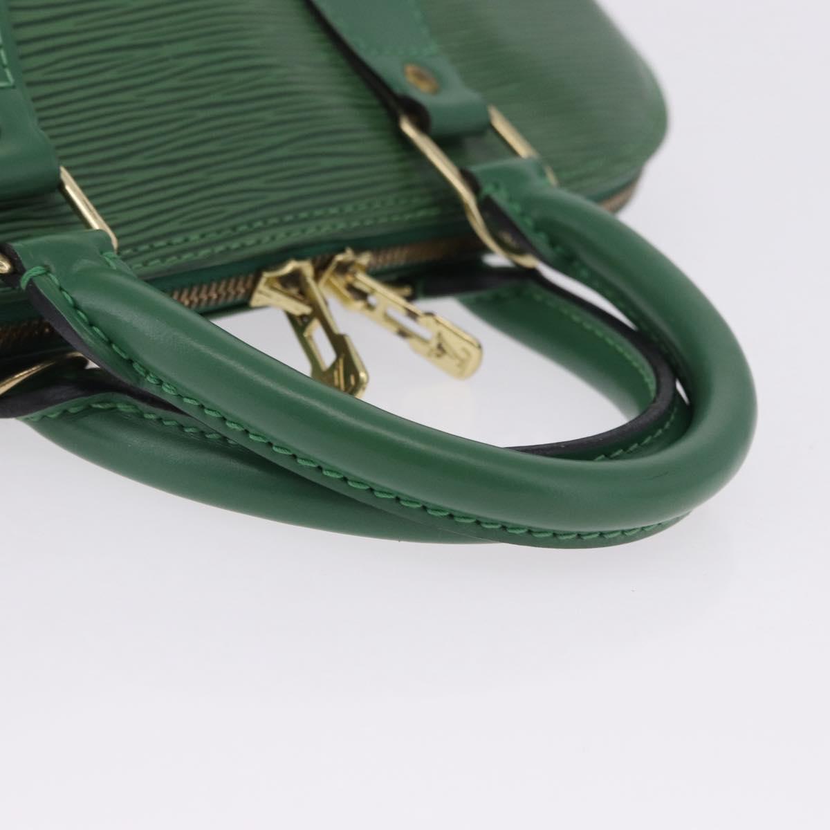 LOUIS VUITTON Epi Alma Hand Bag Borneo Green M52144 LV Auth 196763V