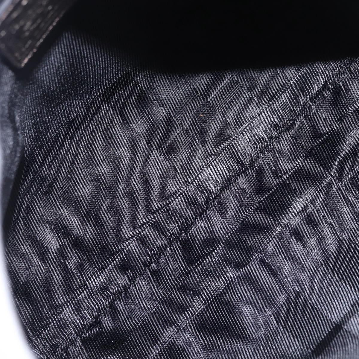 BURBERRY Nova Check Hand Bag Canvas Gray Auth 196772V