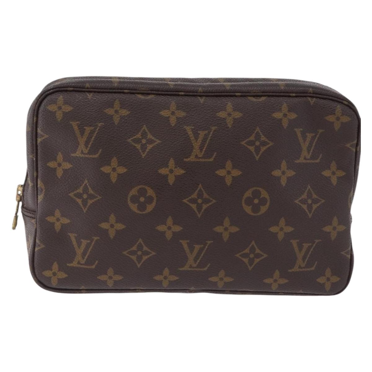 LOUIS VUITTON Monogram Trousse Toilette 23 Clutch Bag M47524 LV Auth 196775A