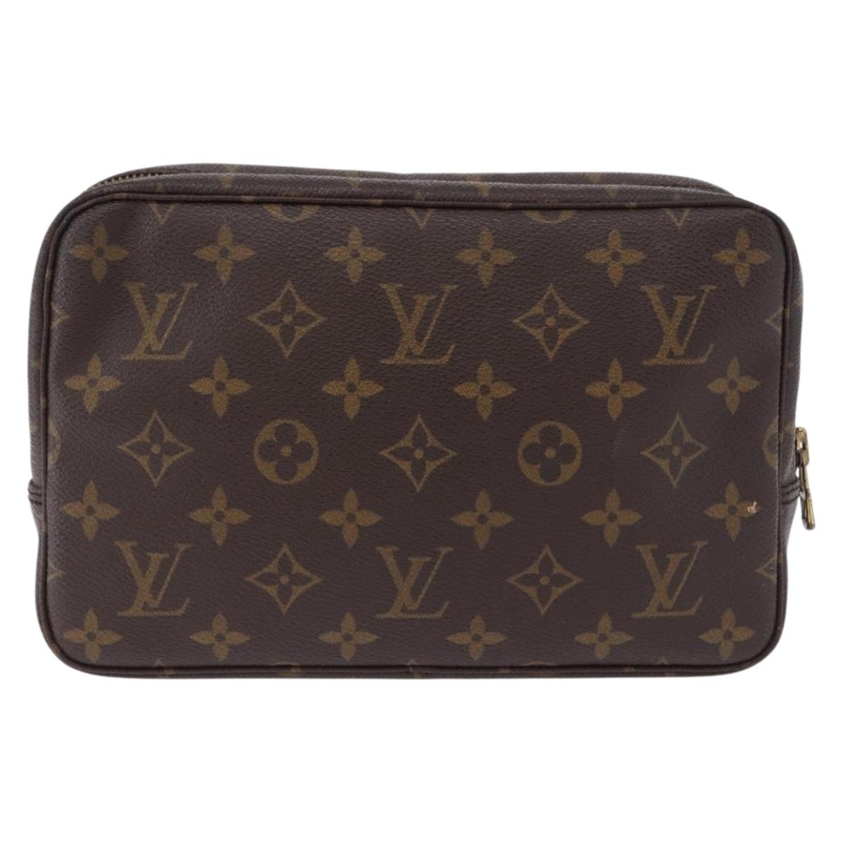 LOUIS VUITTON Monogram Trousse Toilette 23 Clutch Bag M47524 LV Auth 196775A