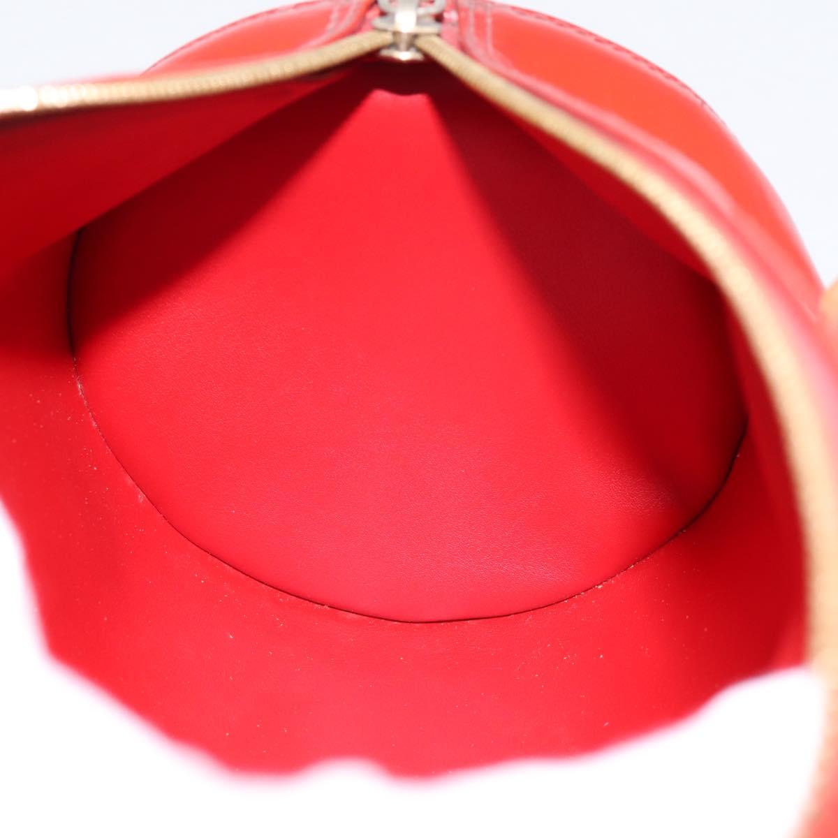 LOUIS VUITTON Monogram Vernis Bedford Hand Bag Red M91986 LV Auth 196779