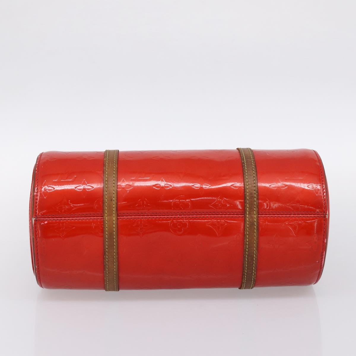 LOUIS VUITTON Monogram Vernis Bedford Hand Bag Red M91986 LV Auth 196779