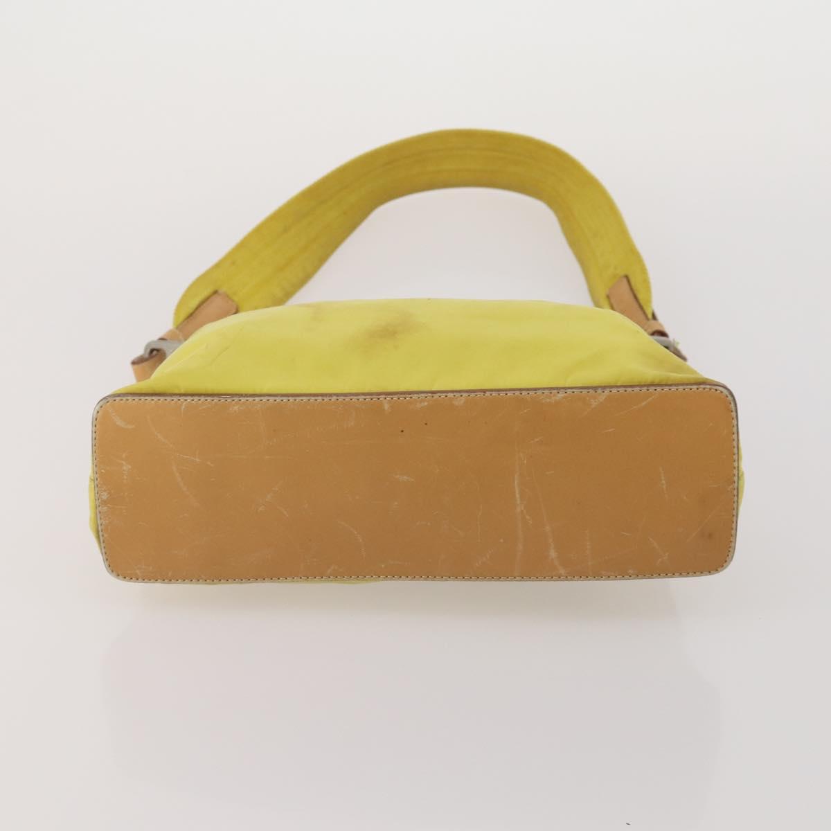 PRADA Hand Bag Nylon 3 Set Yellow Purple black Auth 196792