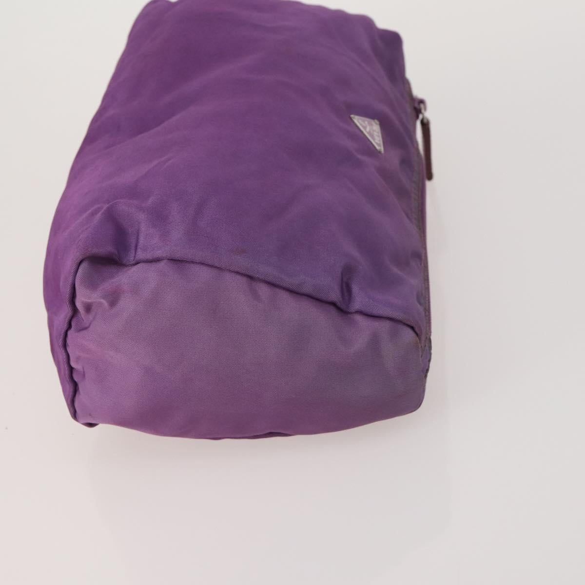 PRADA Hand Bag Nylon 3 Set Yellow Purple black Auth 196792
