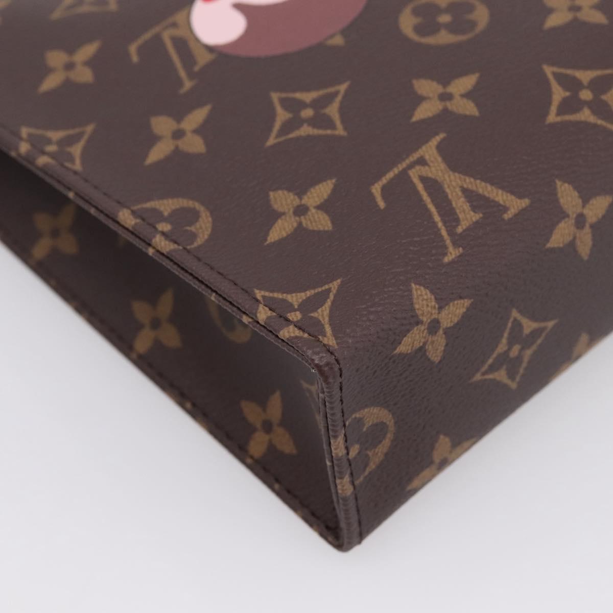 LOUIS VUITTON Monogram Panda Trio Posh Toilette Bag M13762 LV Auth 196797SM