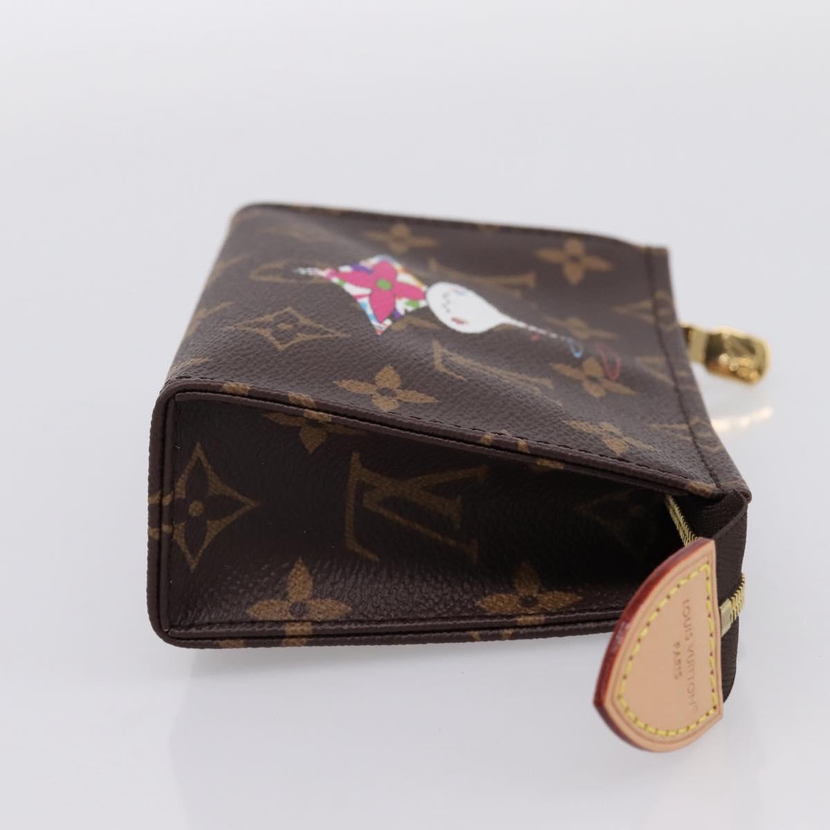 LOUIS VUITTON Monogram Panda Trio Posh Toilette Bag M13762 LV Auth 196797SM