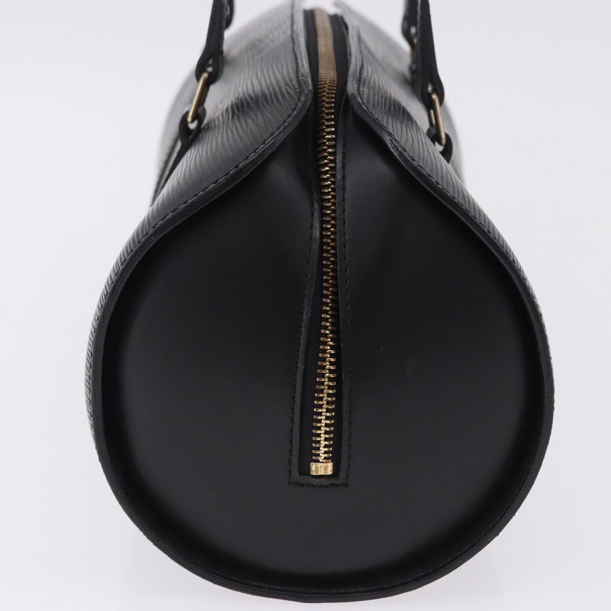 LOUIS VUITTON Epi Soufflot Hand Bag Black M52222 LV Auth 196800V