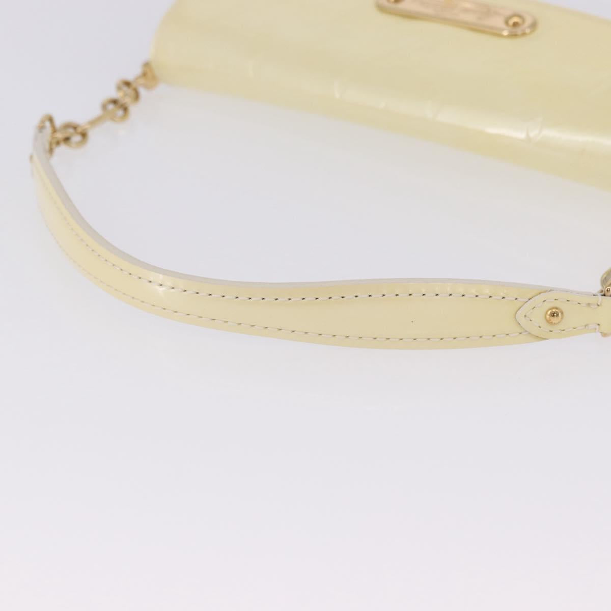 LOUIS VUITTON Monogram Vernis Sunset Bluebird Bag Perle M93541 LV Auth 196803A