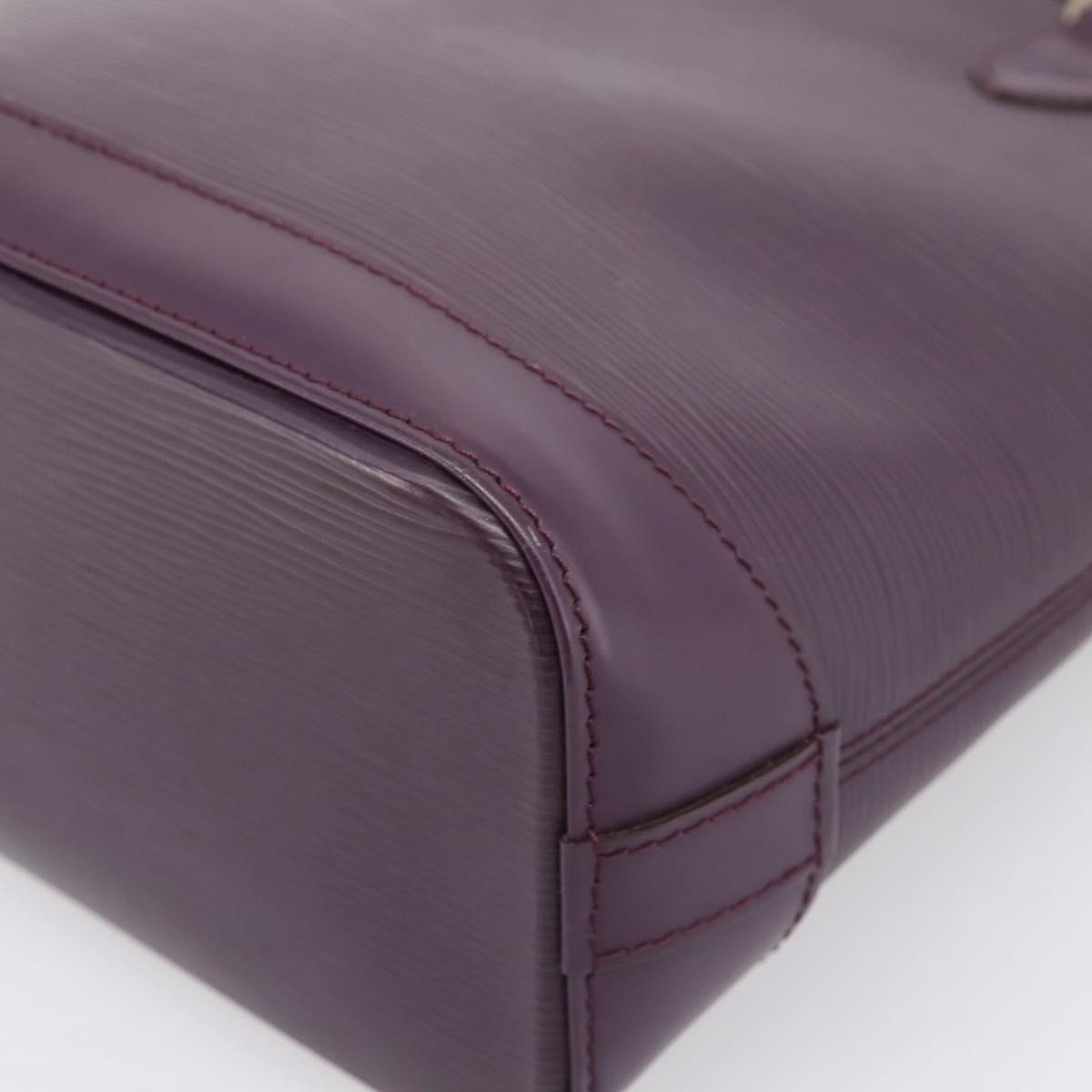 LOUIS VUITTON Epi Lockit PM Hand Bag Purple Cassis M4229K LV Auth 196814V