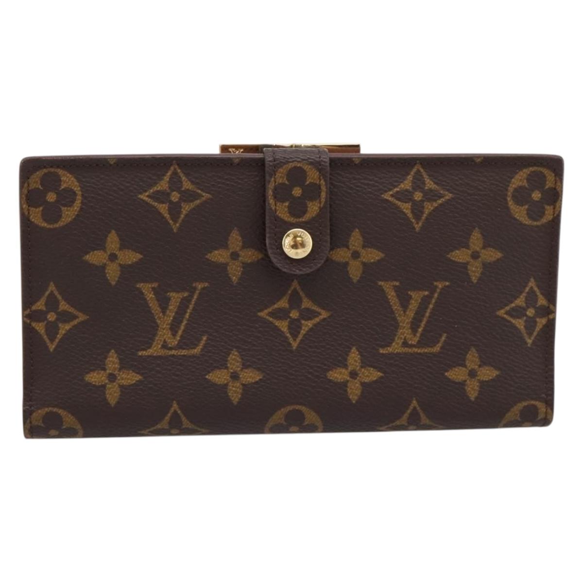 LOUIS VUITTON Monogram Continental Clutch Wallet T61217 LV Auth 196823A