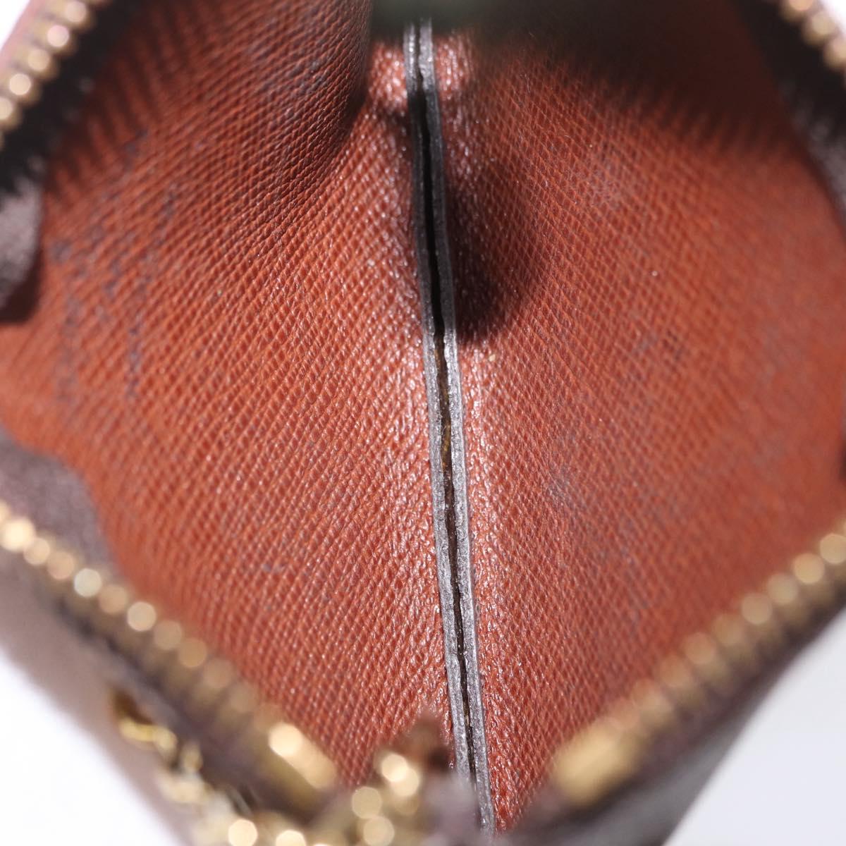 LOUIS VUITTON Monogram Pochette Cles Coin Purse M60033 LV Auth 196825