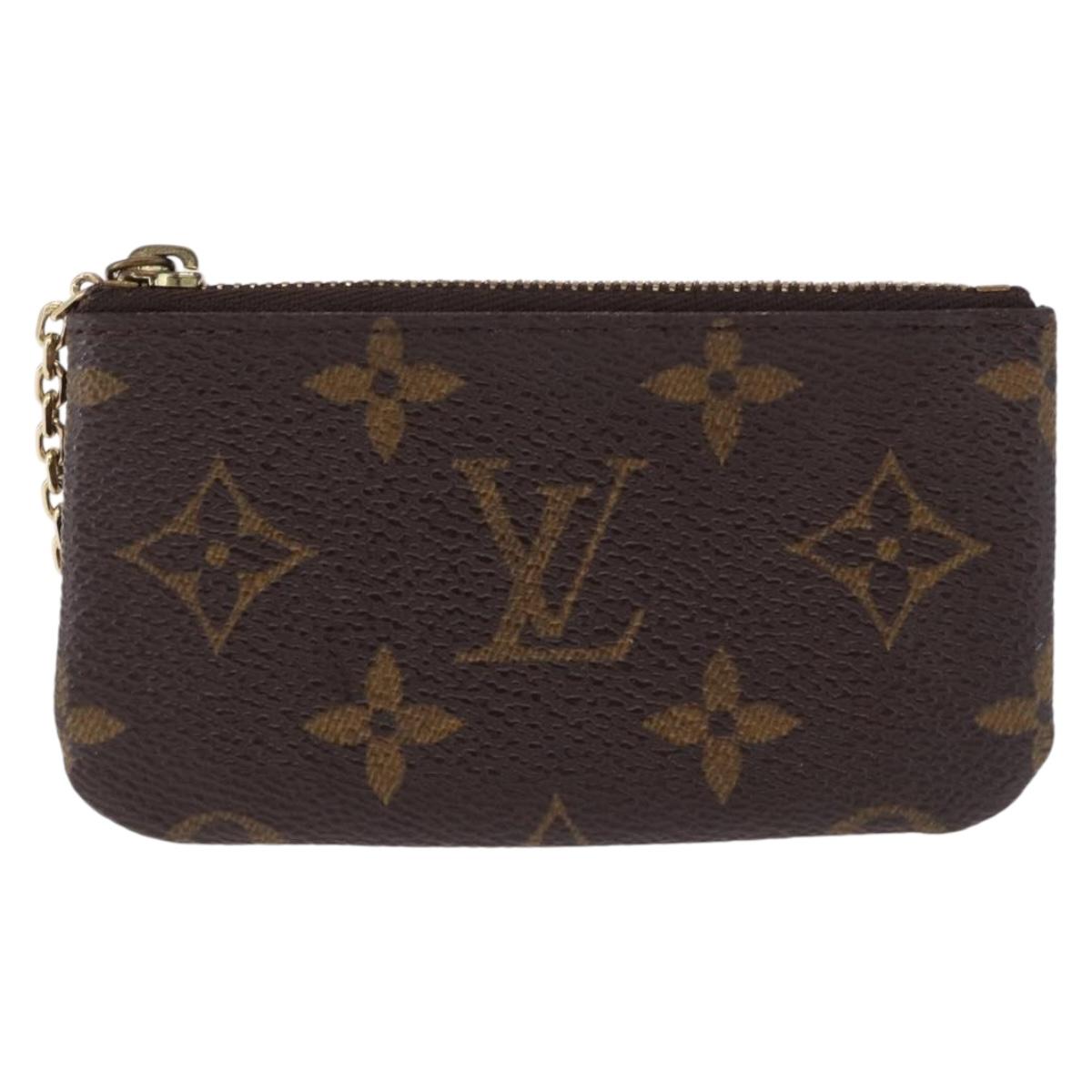 LOUIS VUITTON Monogram Pochette Cles Coin Purse M60033 LV Auth 196825